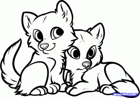 Cute Baby Fox Coloring Pages Part 5