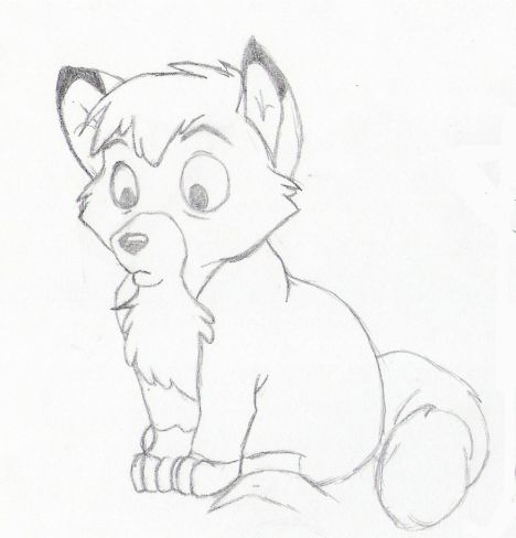cute baby fox coloring pages  part 5