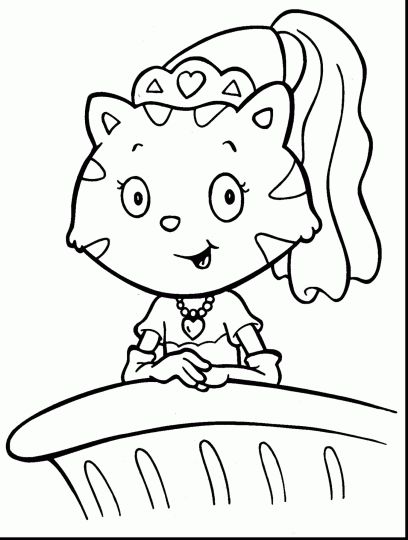 Cute Kitten Coloring Pages 32