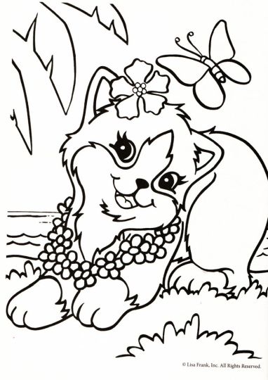 Cute Kitten Coloring Pages 60