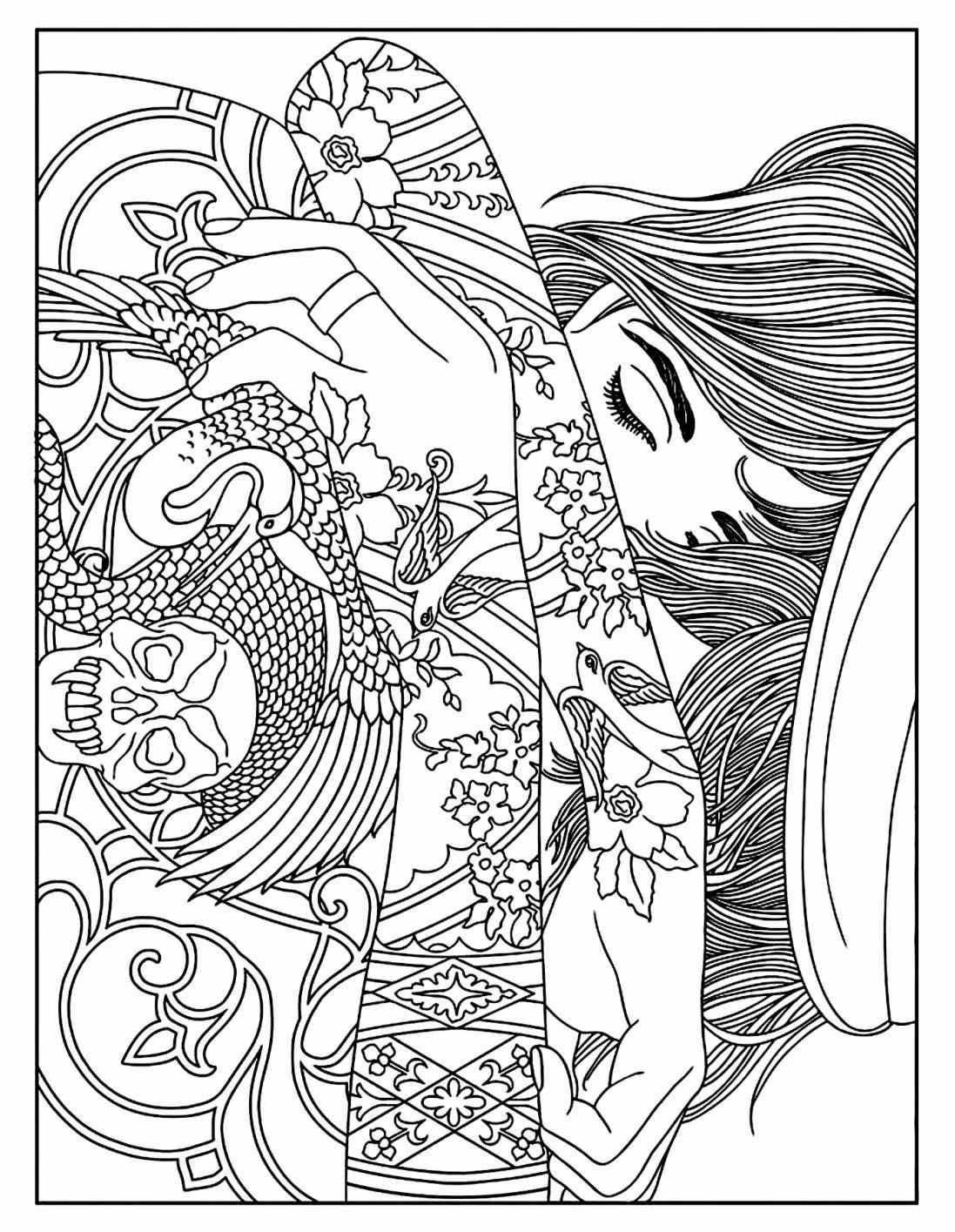 Detailed Landscape Coloring Pages For Adults 5