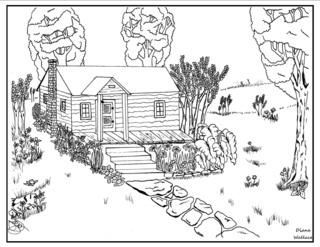 Detailed Landscape Coloring Pages For Adults 61