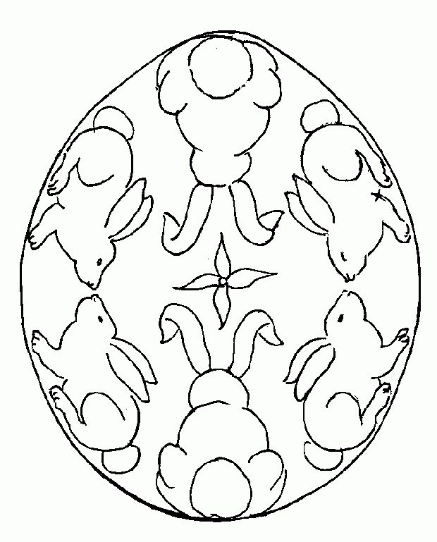Easter Egg Colouring Pages 10