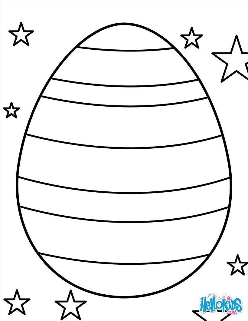 Easter Egg Colouring Pages 100