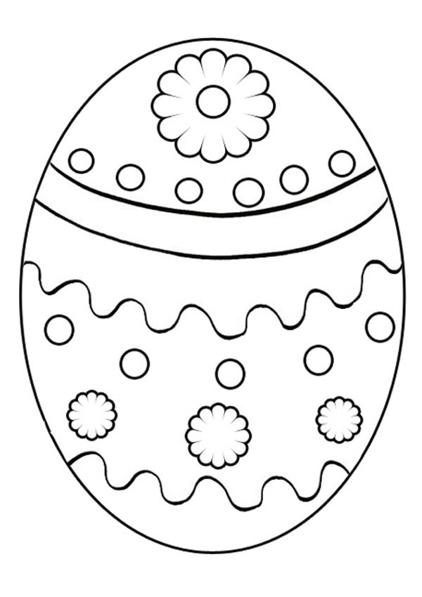 Easter Egg Colouring Pages 112