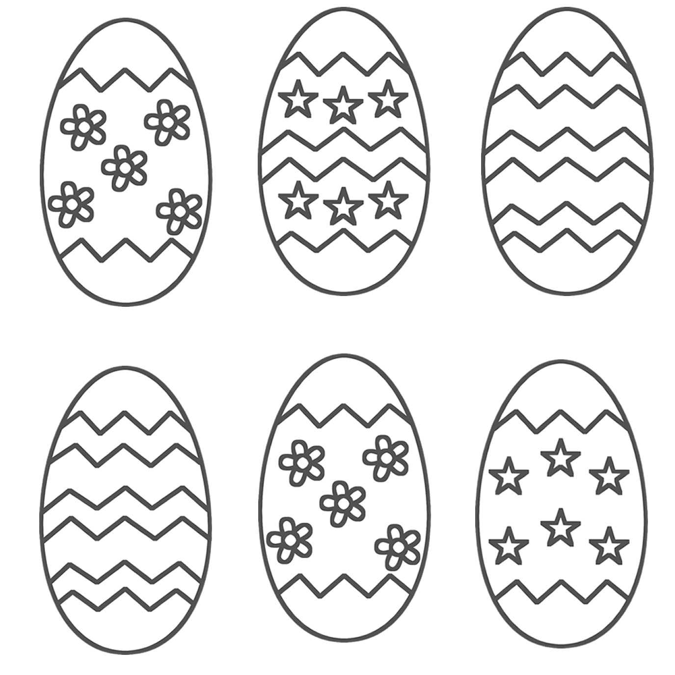 Easter Egg Colouring Pages 125