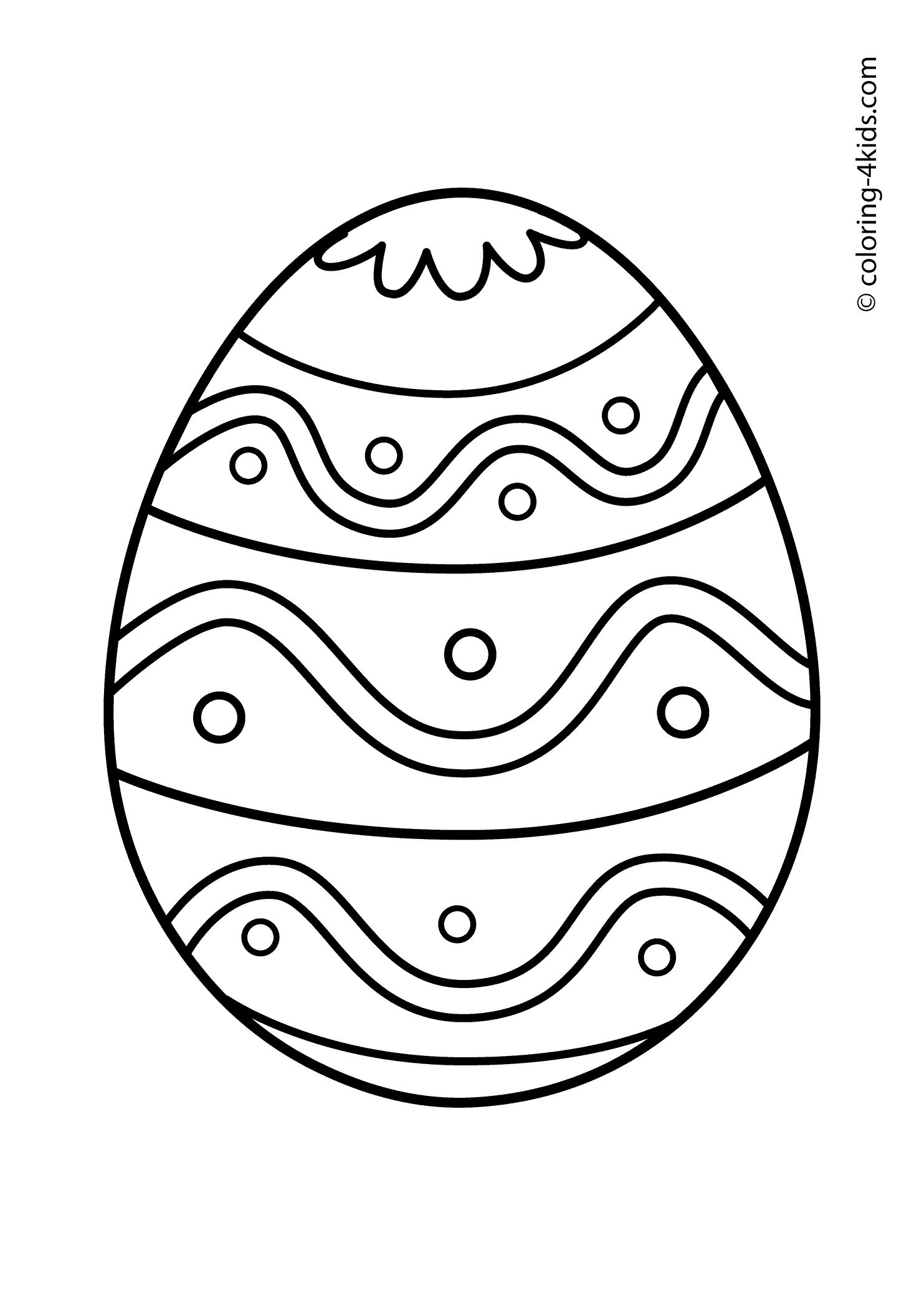 Easter Egg Colouring Pages 126