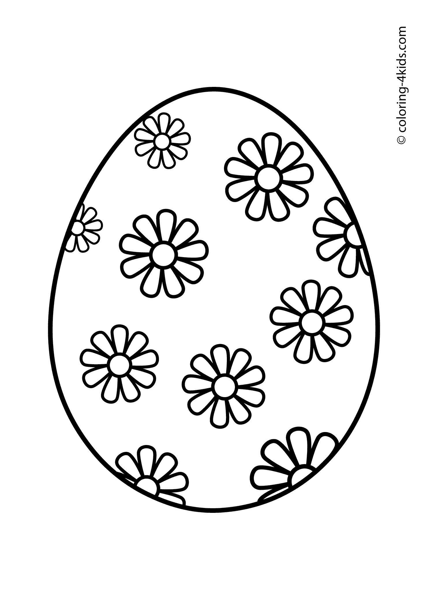 Easter Egg Colouring Pages 127