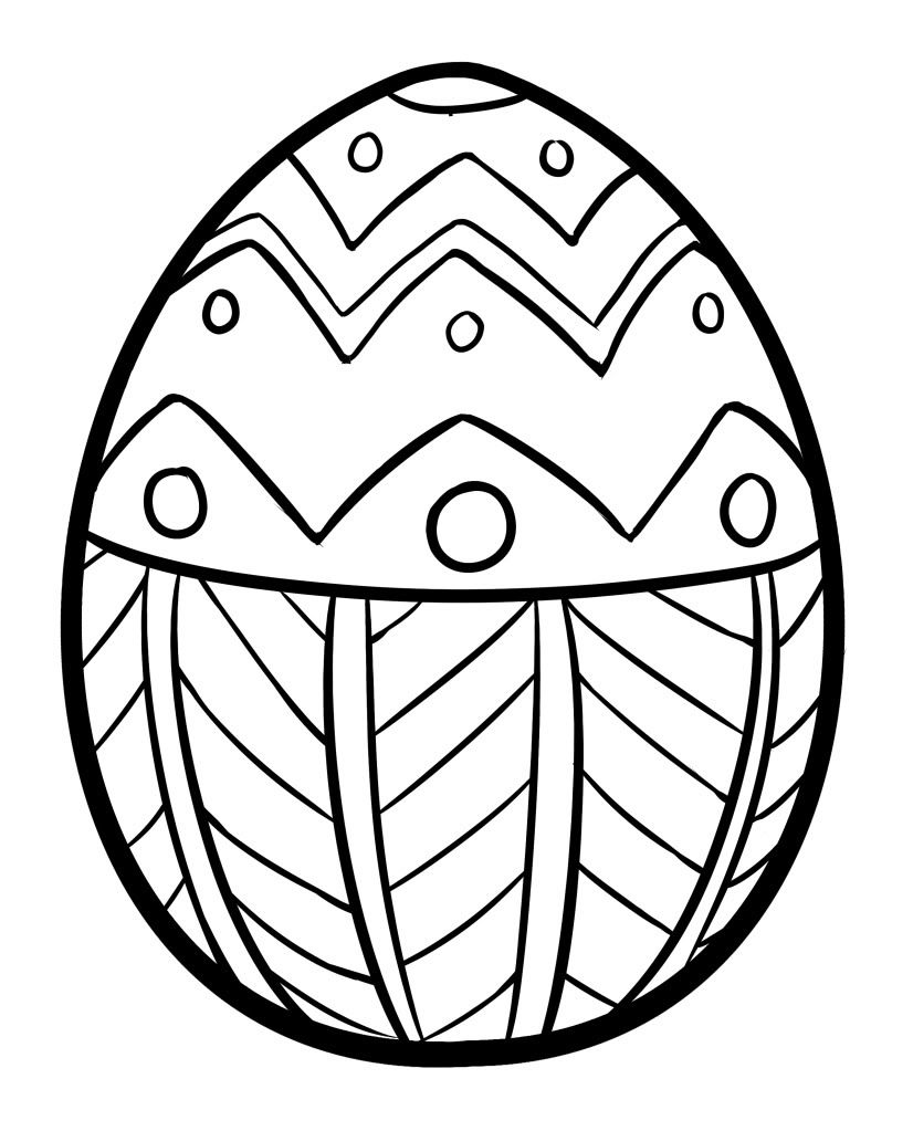 Easter Egg Colouring Pages 25