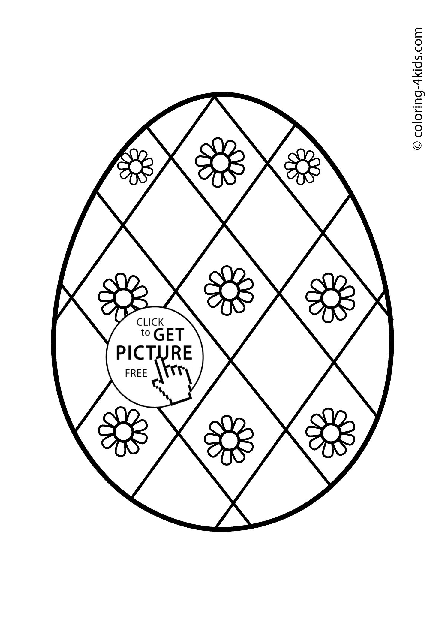 Easter Egg Colouring Pages 27