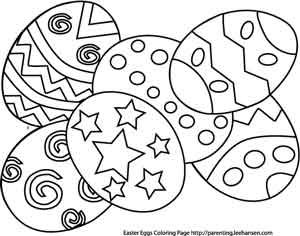 Easter Egg Colouring Pages 38