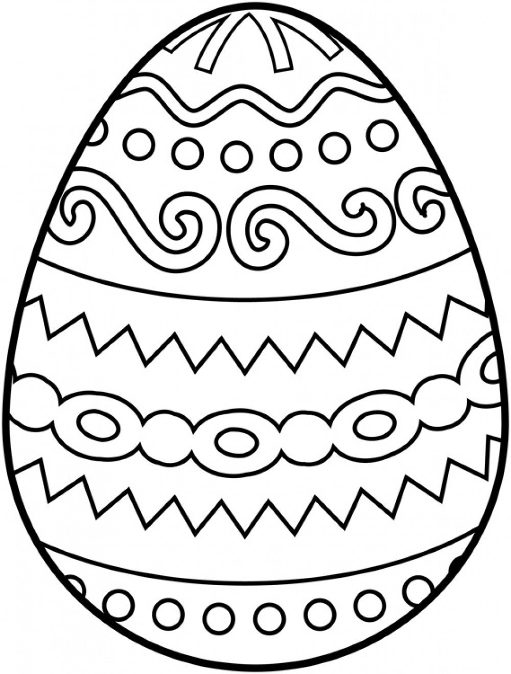 Easter Egg Colouring Pages 46