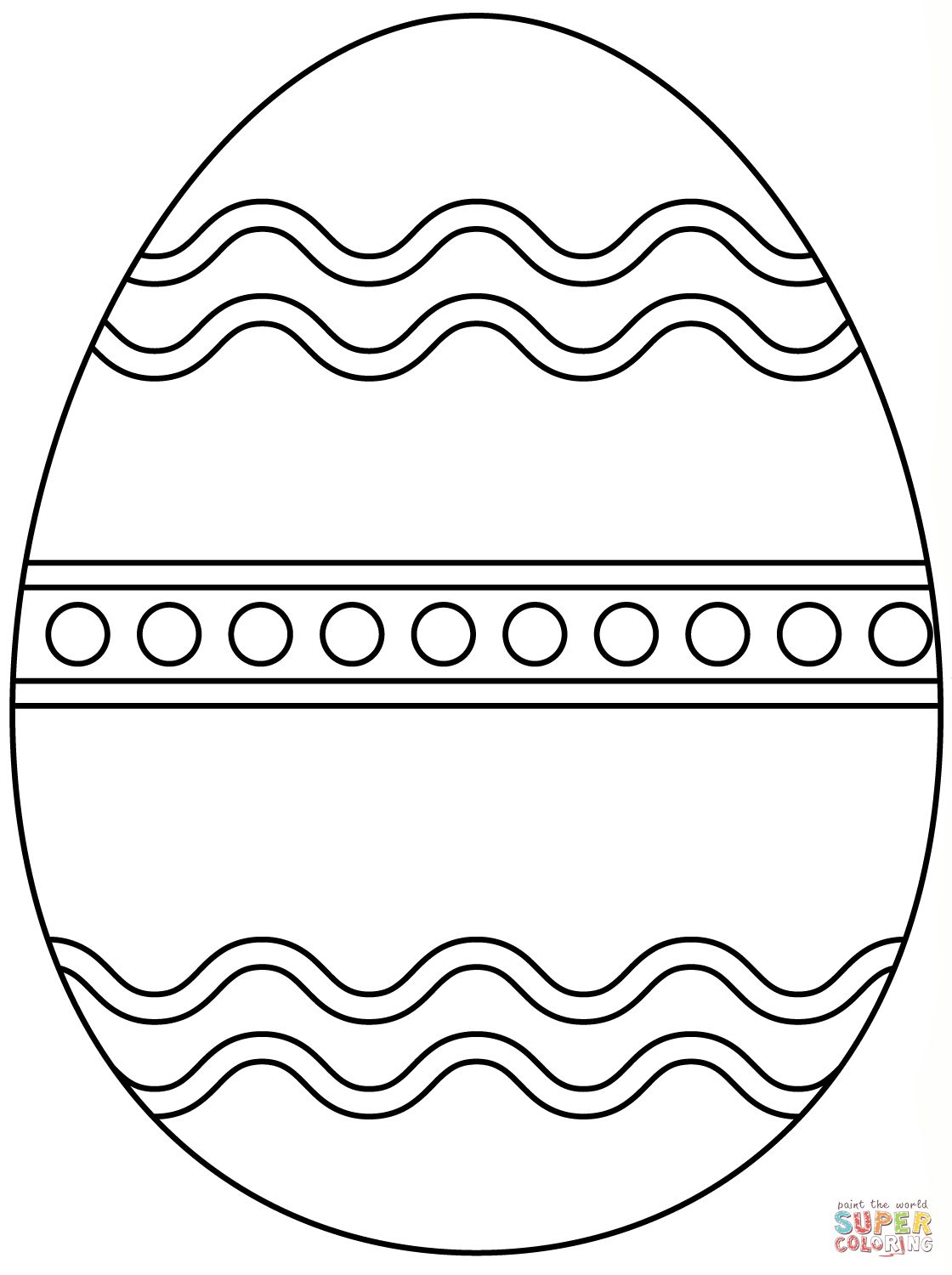 Easter Egg Colouring Pages 54