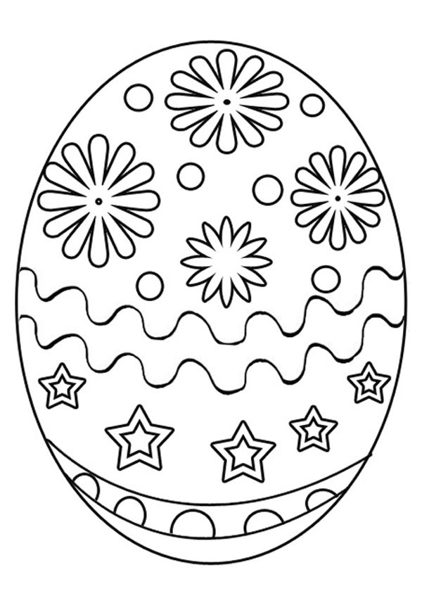 Easter Egg Colouring Pages 6