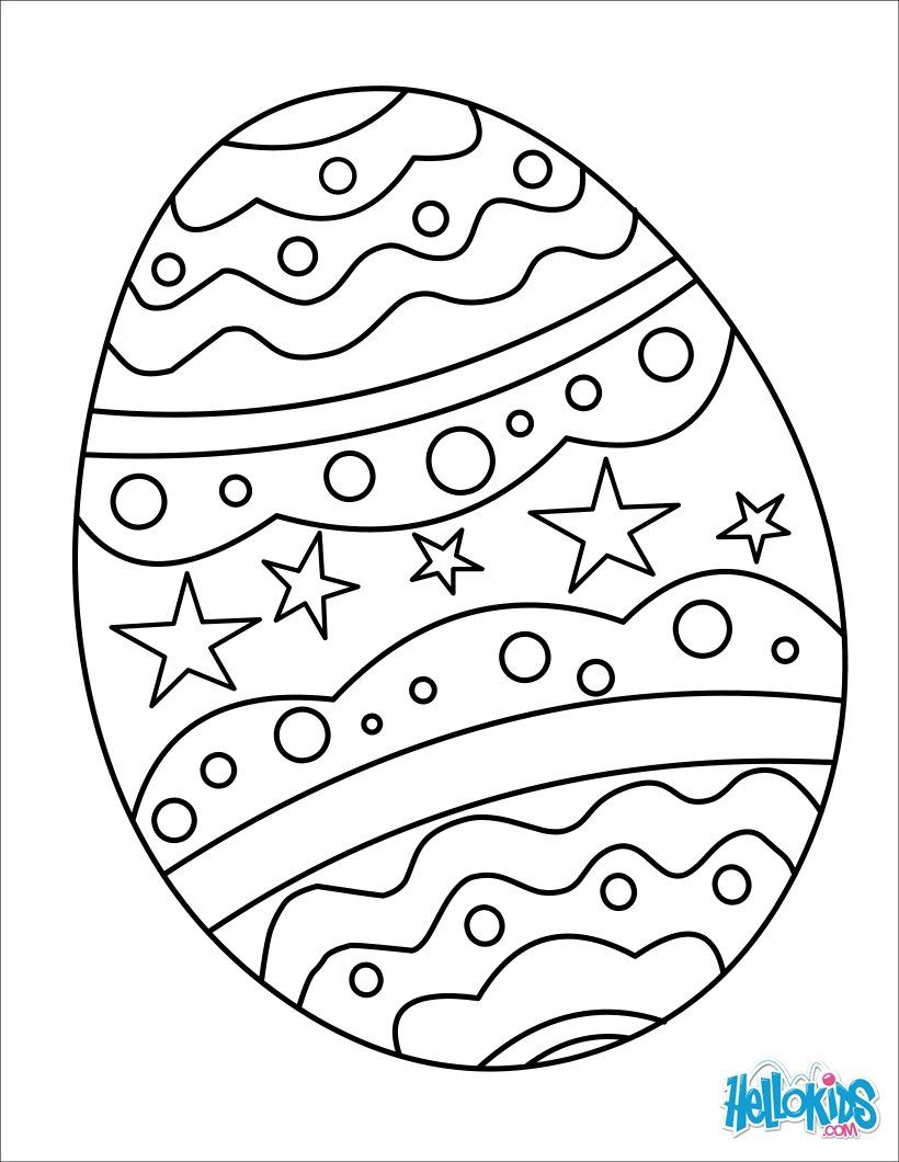Easter Egg Colouring Pages 64