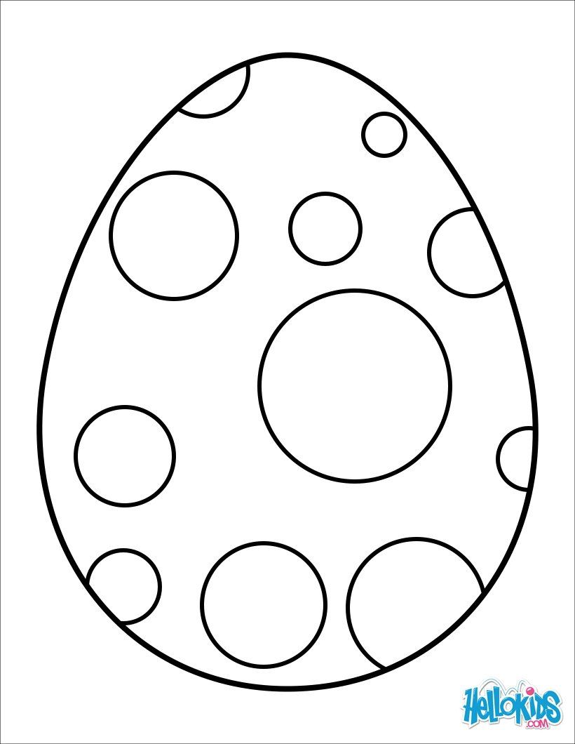 Easter Egg Colouring Pages 88