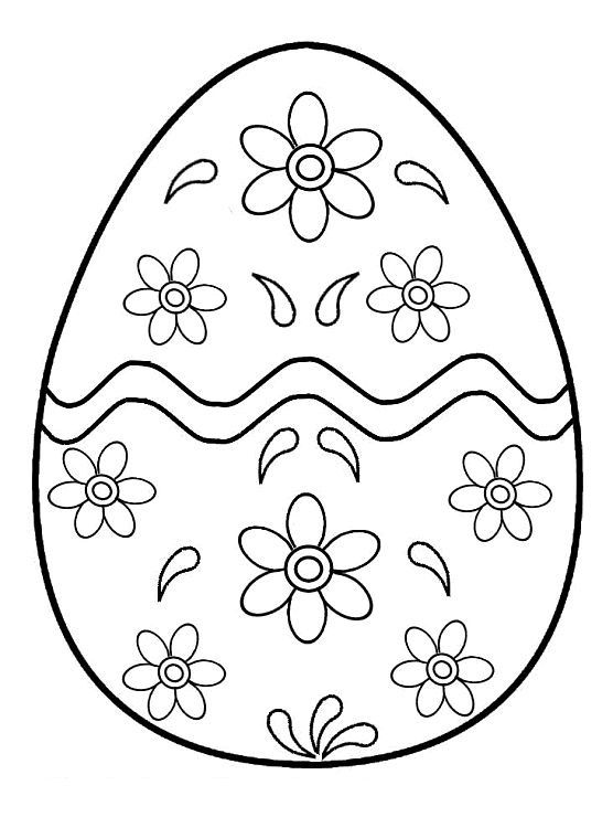 Easter Egg Colouring Pages 91