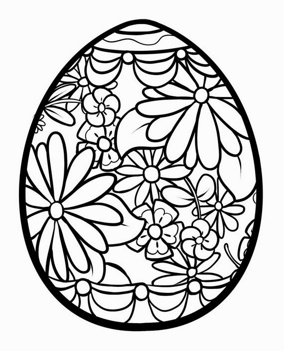 Easter Egg Colouring Pages 98