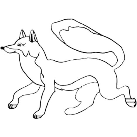 fox coloring pages for preschoolers  part 2