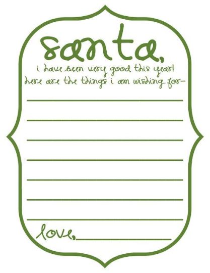 Letter To Santa Coloring Page 47