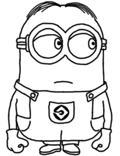 Minion Christmas Coloring Pages 27