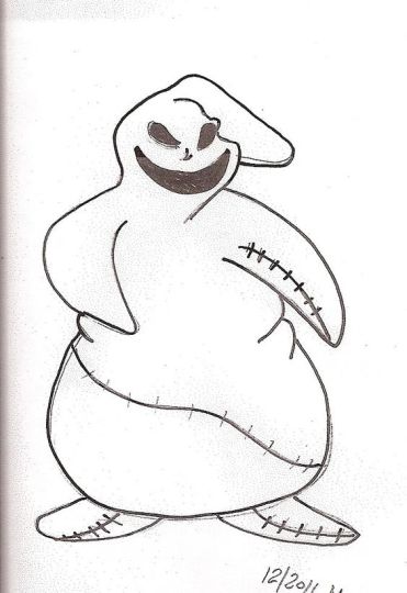 Oogie Boogie Coloring Page 17