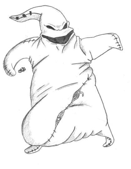 Oogie Boogie Coloring Page 2