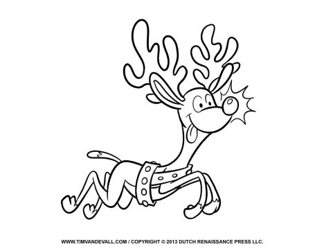 Reindeer Face Coloring Pages 29