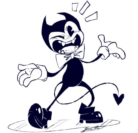 Bendy And The Ink Machine Coloring Pages - Part 3