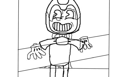 Bendy And The Ink Machine Coloring Pages 29