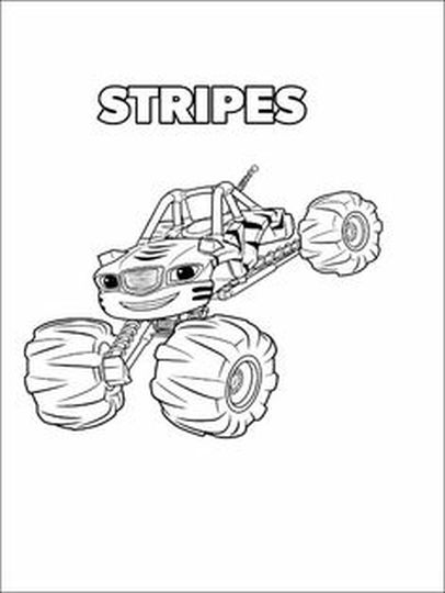 Blaze And The Monster Machines Coloring Pages 1