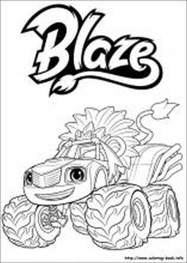 Blaze And The Monster Machines Coloring Pages 10