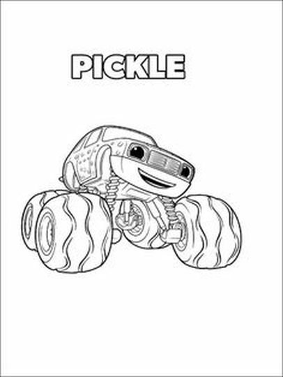 Blaze And The Monster Machines Coloring Pages 2