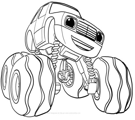 Blaze And The Monster Machines Coloring Pages 31