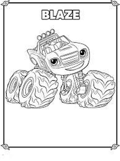 Blaze And The Monster Machines Coloring Pages 38