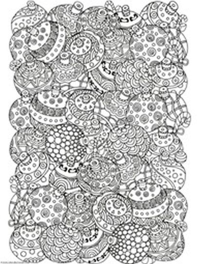 Christmas Doodle Coloring Pages 34