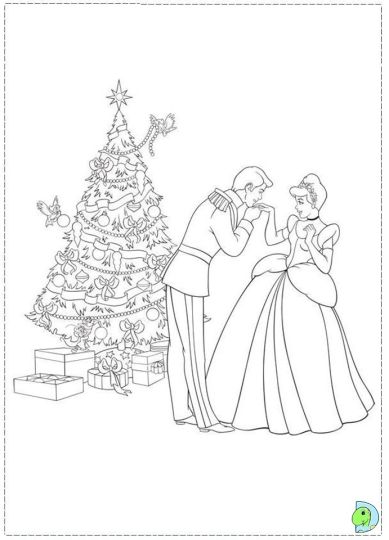 disney princess christmas coloring pages  part 2