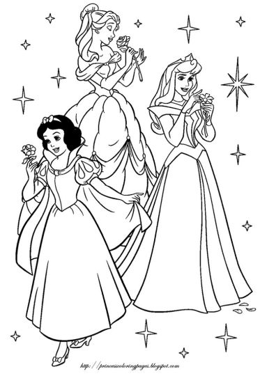 Disney Princess Christmas Coloring Pages 38