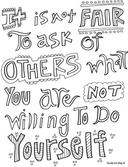 Doodle Coloring Pages Quotes 76