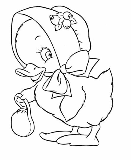 Easter Chick Coloring Pages 18