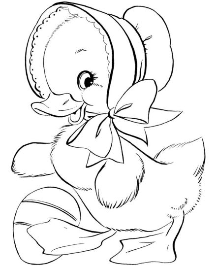 Easter Chick Coloring Pages 27