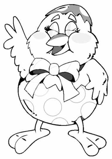 Easter Chick Coloring Pages 60