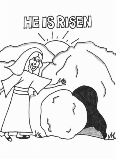 He Is Risen Coloring Page 30