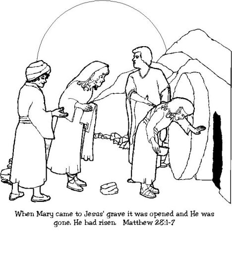 He Is Risen Coloring Page 34