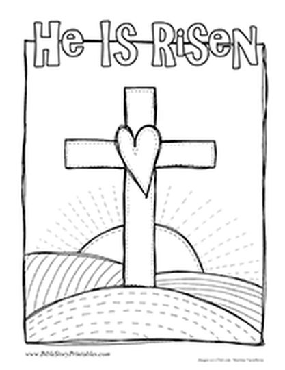 He Is Risen Coloring Page 48