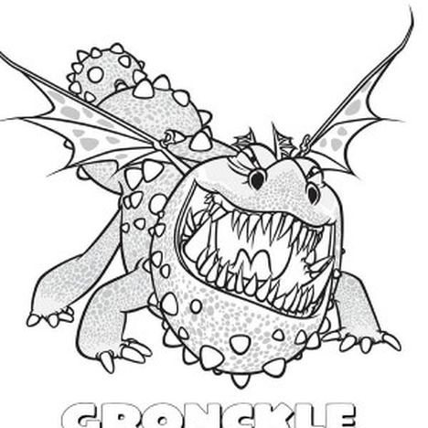 How To Train Your Dragon Coloring Pages Monstrous Nightmare 25