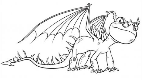 How To Train Your Dragon Coloring Pages Monstrous Nightmare 39