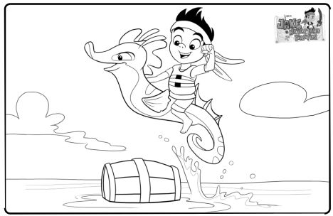 Jake And The Neverland Pirates Coloring Pages 14
