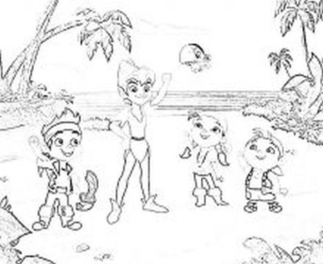 Jake And The Neverland Pirates Coloring Pages 2
