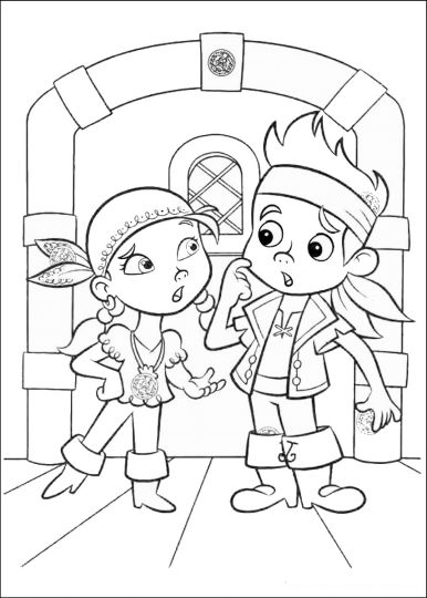 Jake And The Neverland Pirates Coloring Pages 43